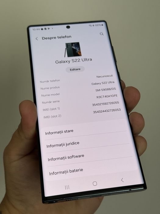 Samsung Galaxy S22 Ultra, Dual SIM, 128GB, 12GB RAM, 5G, Phantom Green