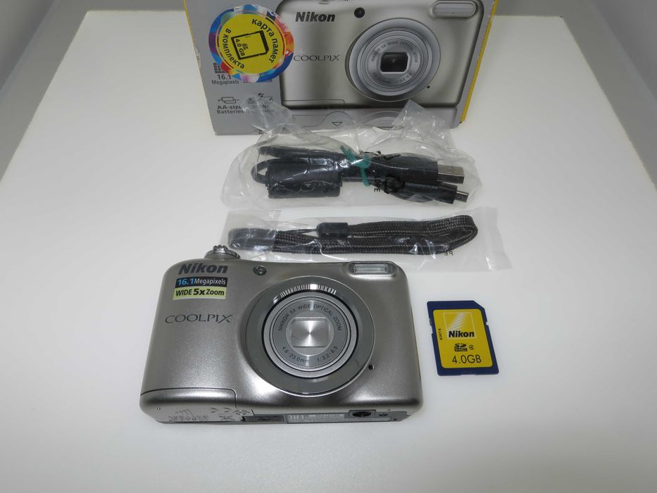 Nikon Coolpix A10 страхотен компактен фотоапарат цифрова камера
