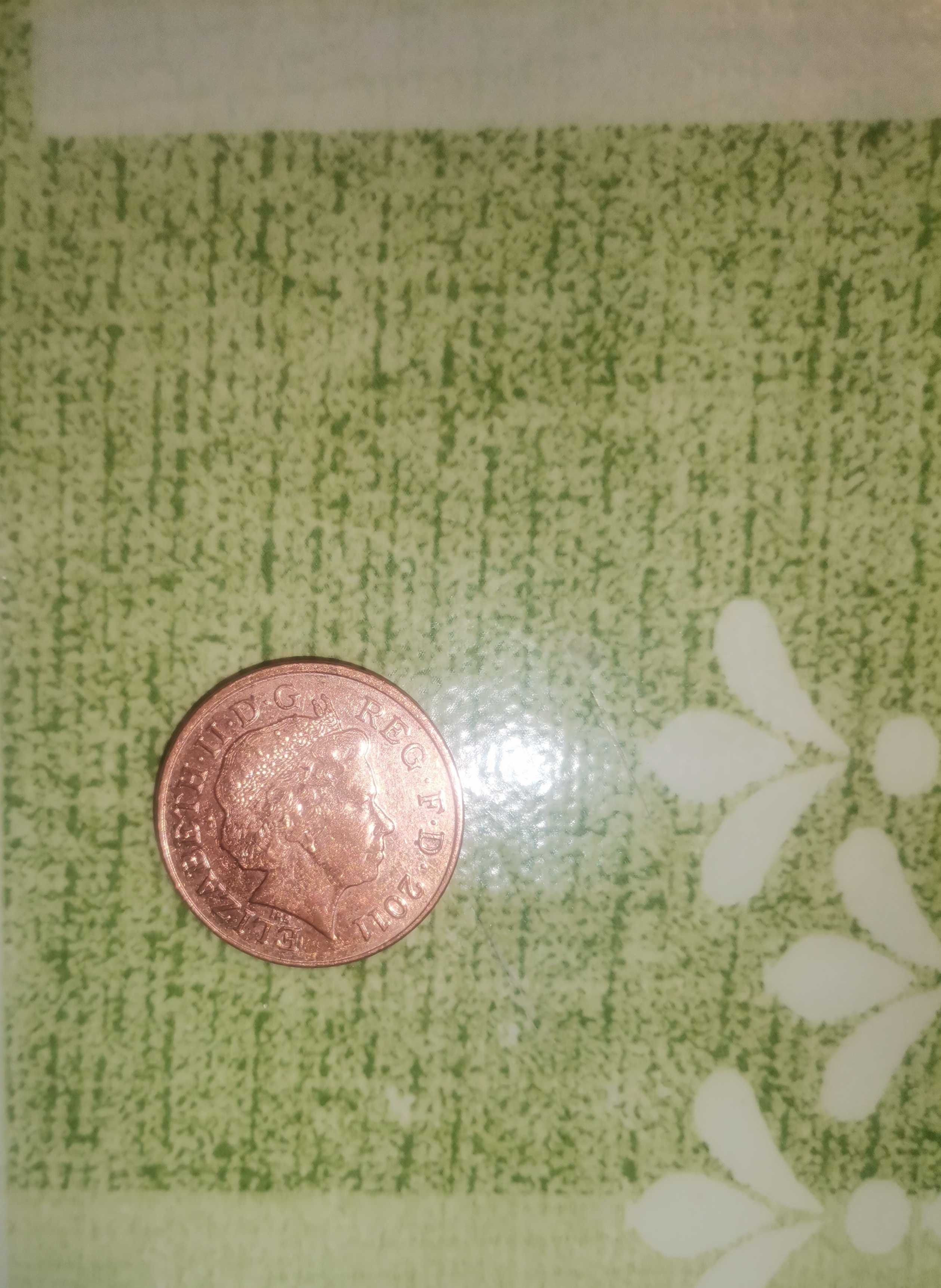 Промоция до петък!Монета two pence 2011г-Помеднена стомана