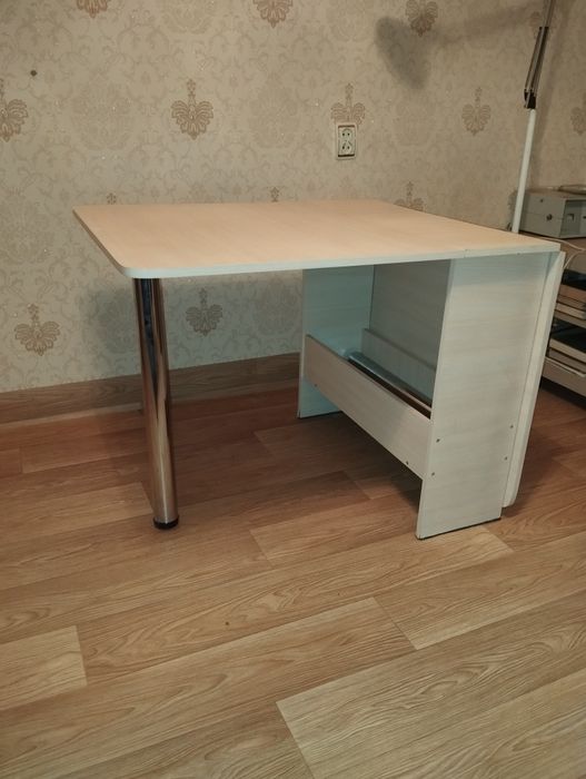 Стол раскладной тумба