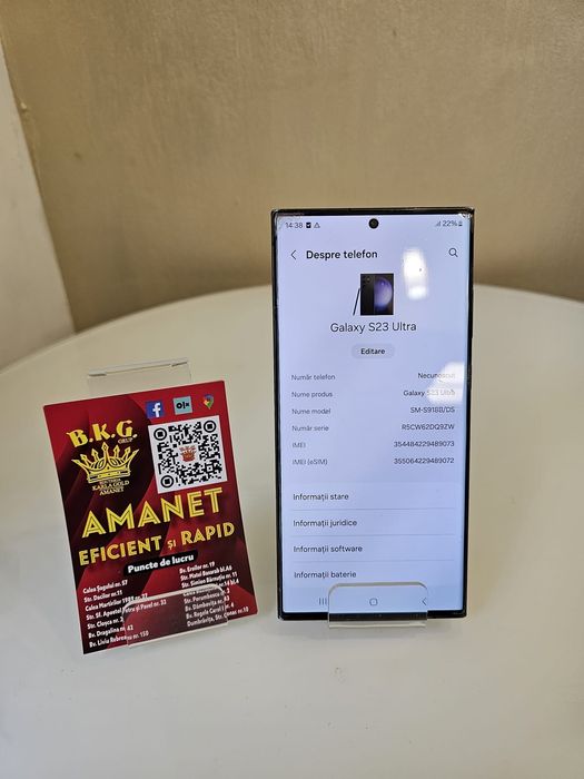 Samsung S23 Ultra 512gb Amanet BKG