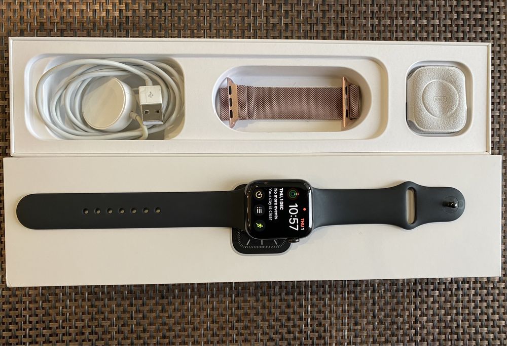 Apple Watch 5 Stainless Steel Black 40mm LTE