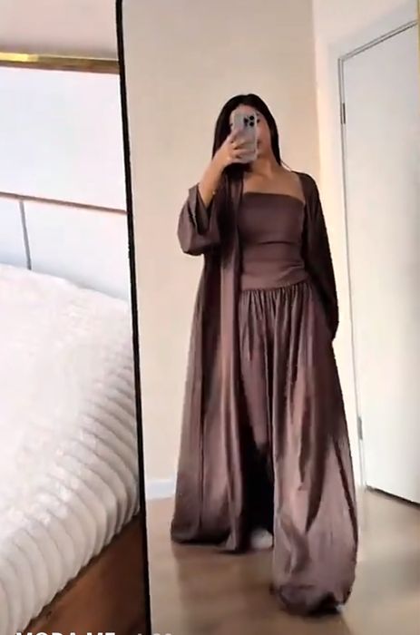 Новая тройка абайка топ и брюки