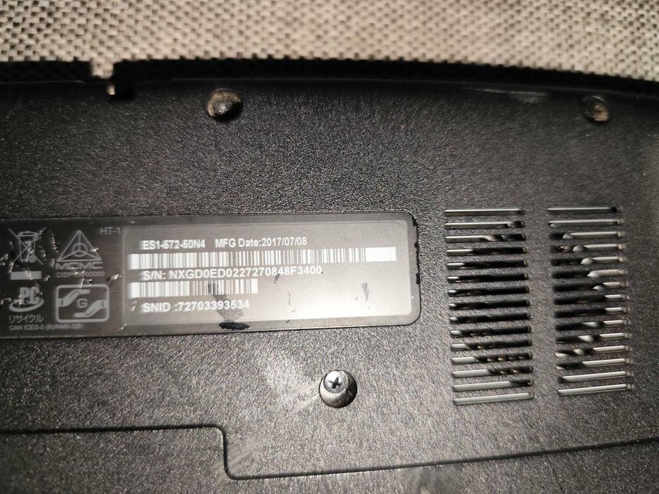 Acer ES15, I5 gen7, 8Gb DDR4, 240Gb SSD, baterie noua! Garantie!Schimb