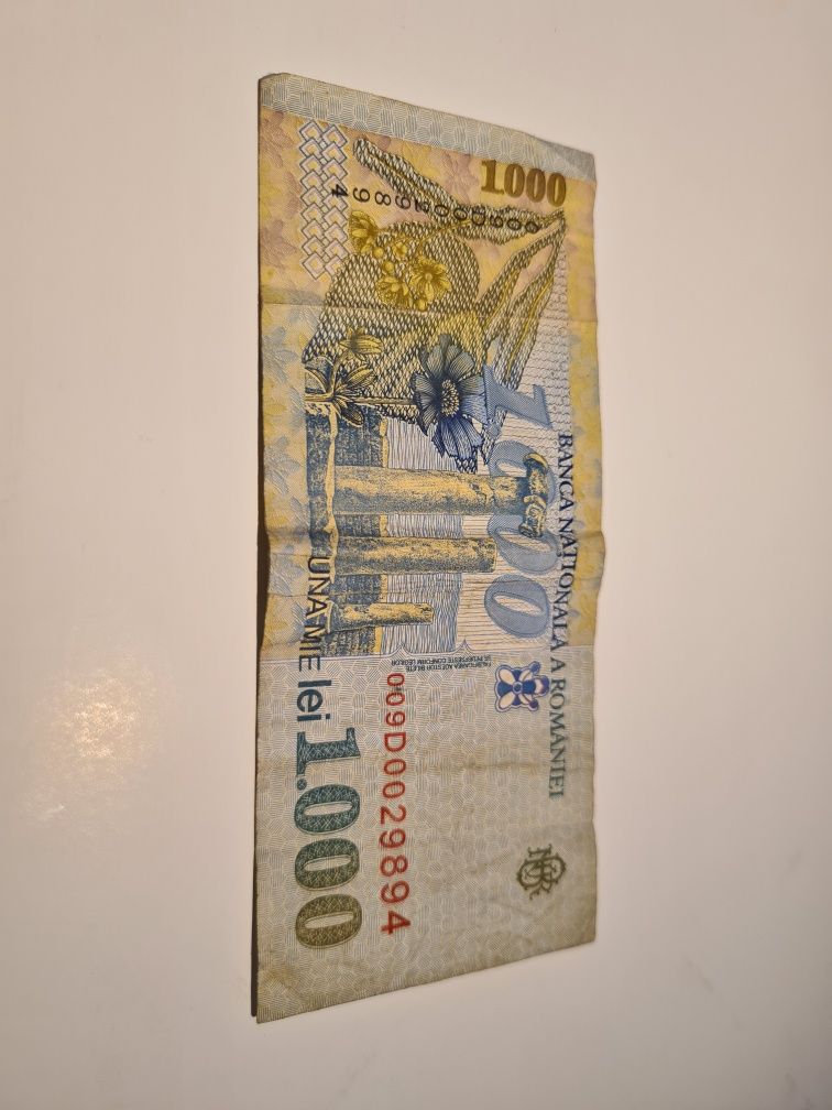 Vand bancnota 1000 lei an 1998