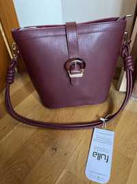 Нова чанта fulla moda цвят бордо