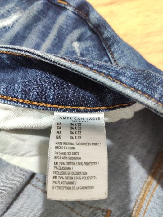 Blugi American Eagle mărimea 34x32 skinny fit