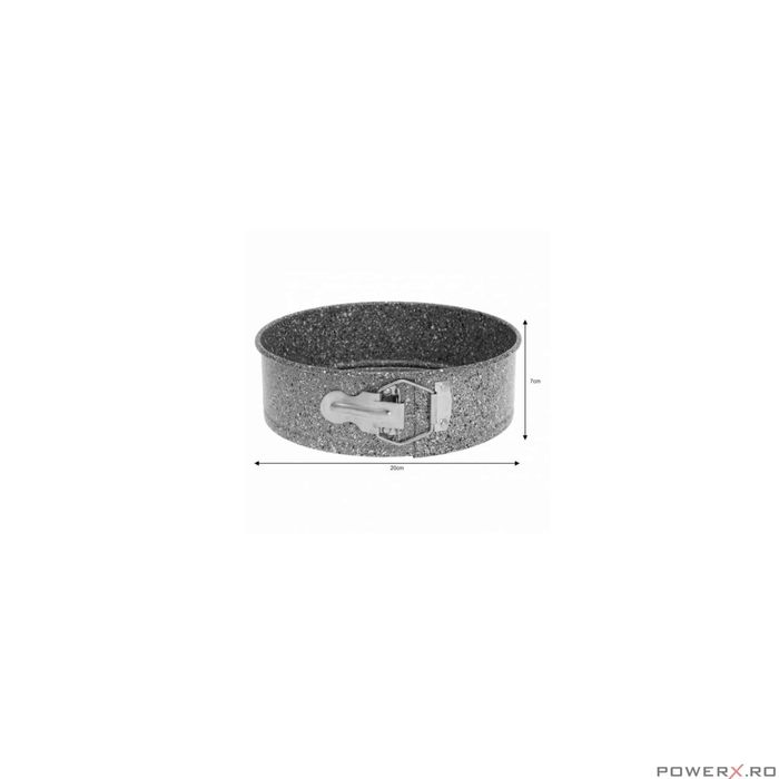 Forma pentru tort, marmorata, gri, 20cm, Klausberg