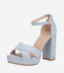 Sandale albastru pastelat