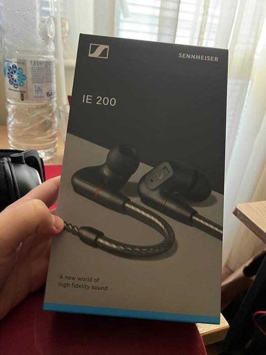 Нови Слушалки Sennheiser - IE 200, черни - ГАРАНЦИЯ 2 ГОДИНИ | OZONE