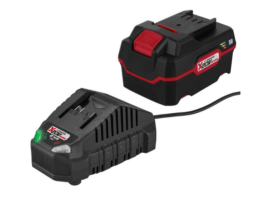 Нов комллект батерия и зарядно Parkside 4Аh Xteam 20V