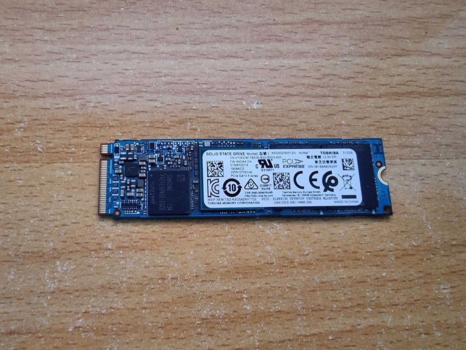 SSD M2 Nvme Toshiba 512GB