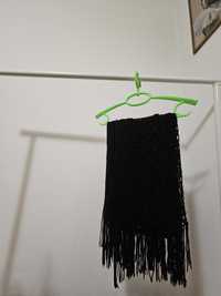 Черен мрежест шал