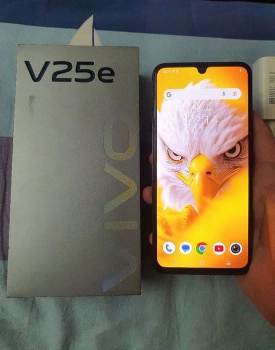 Vivo V25e 16/128GB Black Igravoy Karobka 44W Zaryadka Sastayani Yaxshi