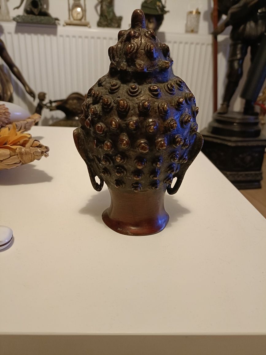 Statuetă cap Buddha din bronz!