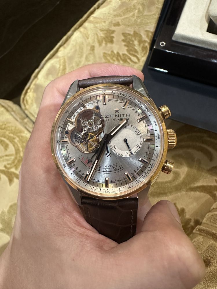 Original ZENITH el primero золото часы если интересно пишите не звонит