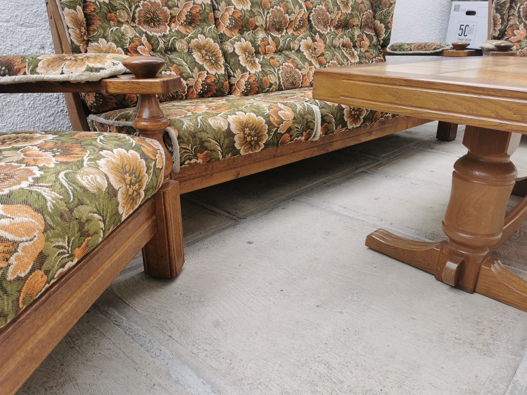 Set sufragerie din lemn masiv