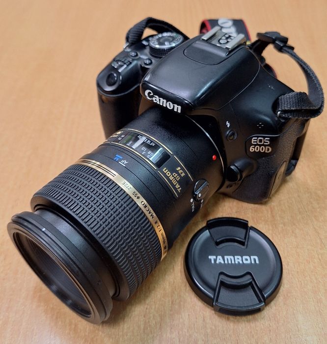 Canon 600D+Tamron 90mm Macro for Canon(цена низкая,есть нюансы,звоните