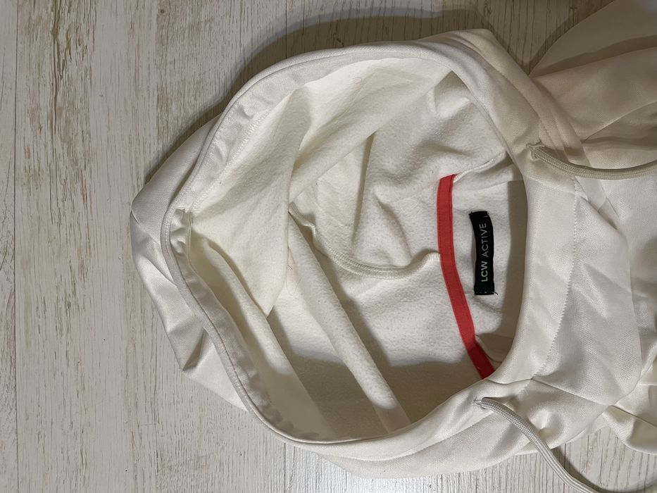 hanorac alb confortabil marime L