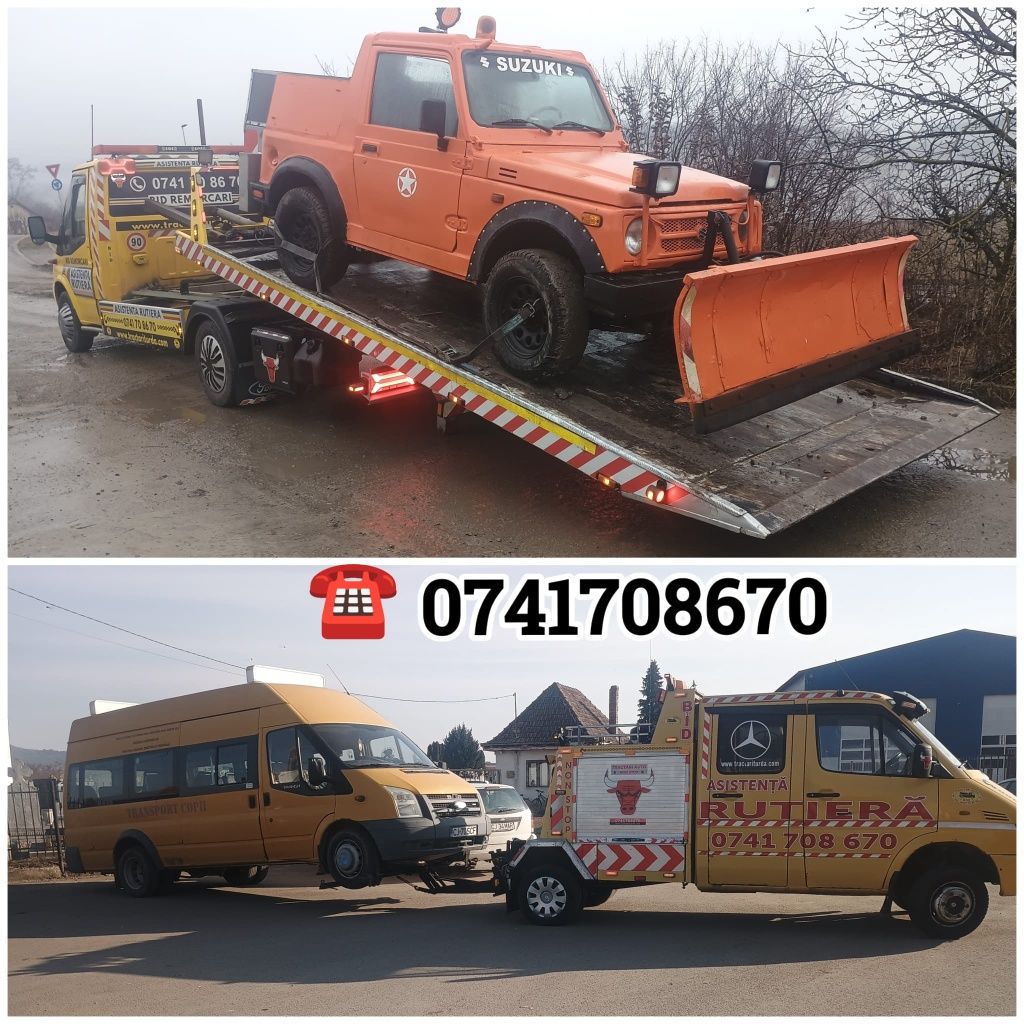 Tractari auto,dube,roti blocate/Asistență Rutieră/Autostrada A3,A10