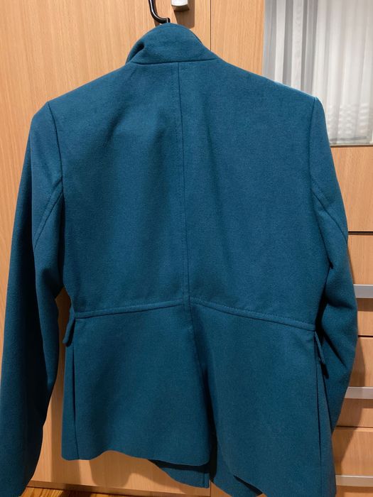 Късо синьо-зелено палто OLDNAVY, XS