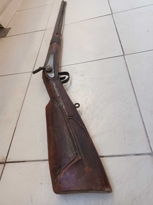 Автентична стара капсулна пушка на свобеден режим - пищов пистолет