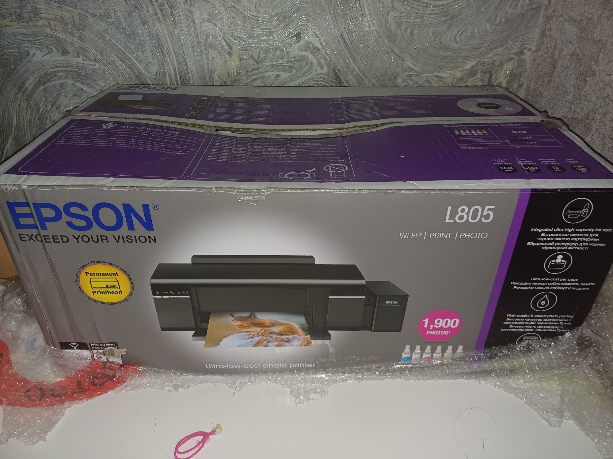 Цветной принтер Epson L805