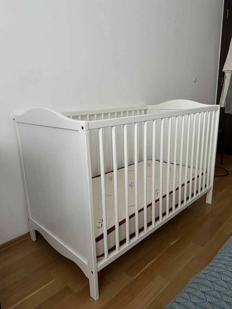 Бебешка кошара SMAGORA + бебешки матрак Pierre Cardin 60x120