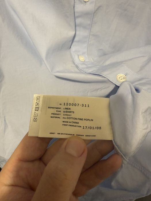 Camasa slim fit Arket noua