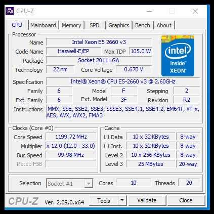 Дънна платка ASRock X99X KILLER lga2011 +Intel Xeon E5-2660v3+40gb+SSD