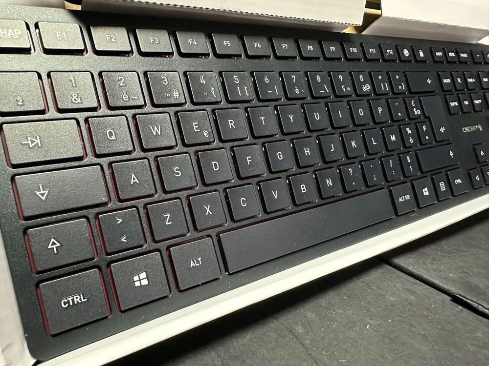 Tastatura clasic CHERRY KC 6000 Slim, negru