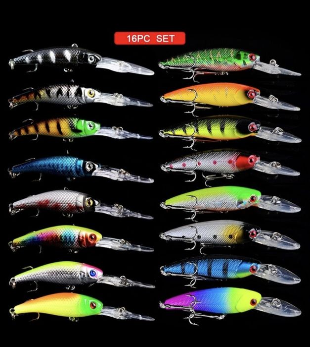 Комплект воблери и блесни