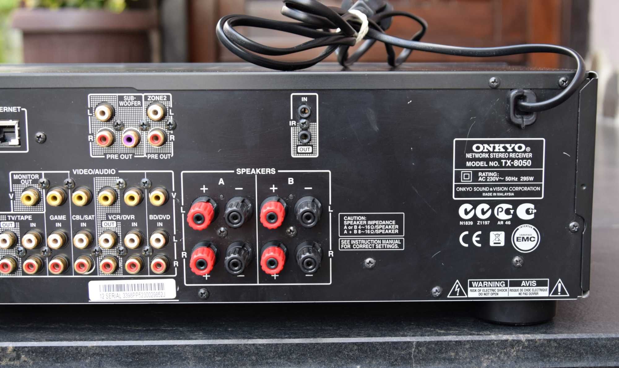 Amplificator Onkyo TX-8050, defect