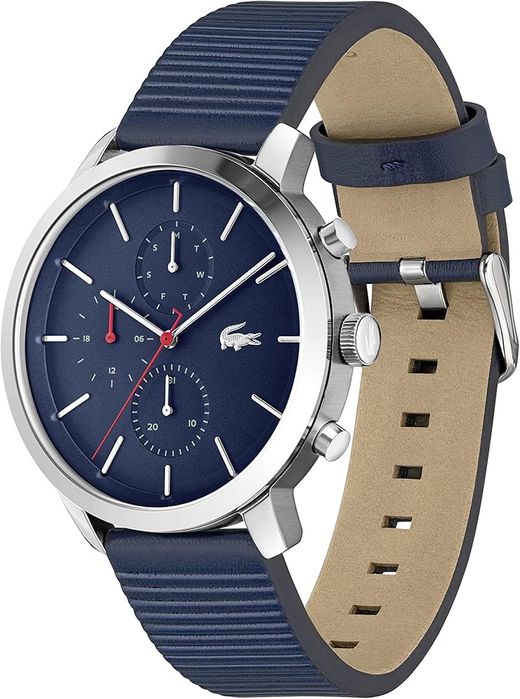 Мужские наручные часы Lacoste кожаный ремешок