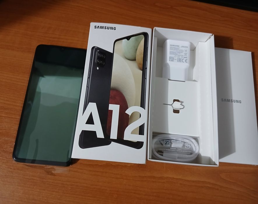 SAMSUNG A12 Nou, cutie completă, 64GB