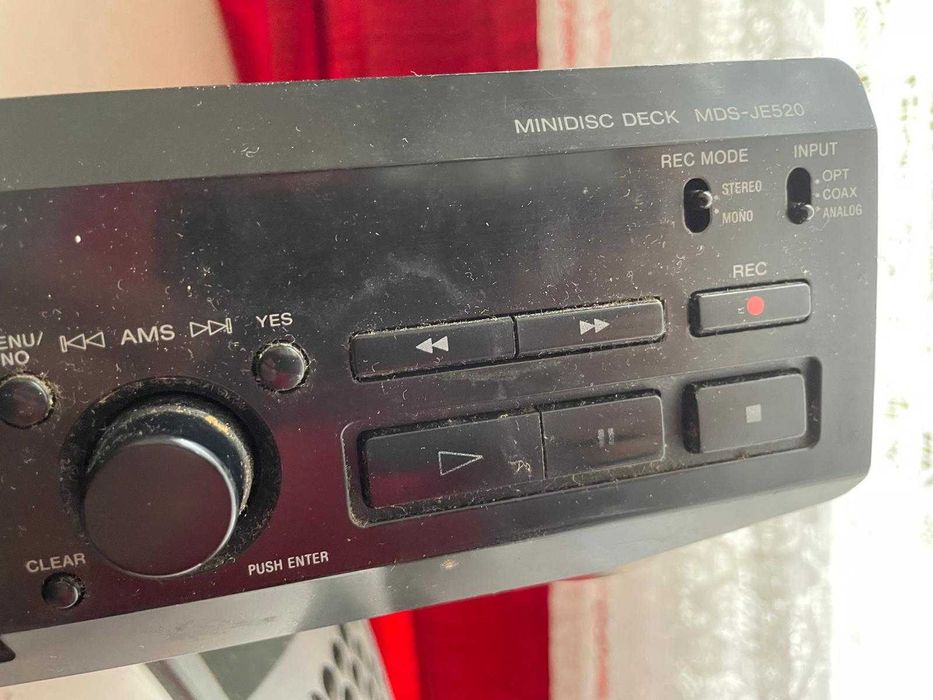 Sony MiniDisc Deck MDS‑JE520