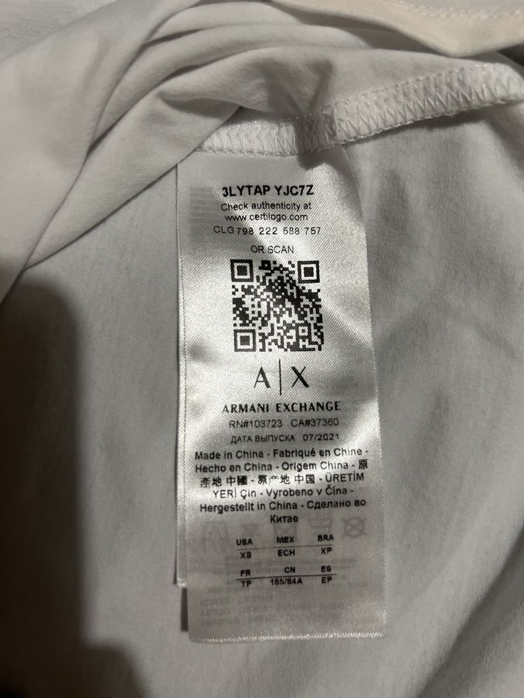 Armani Exchange тениска  ХС