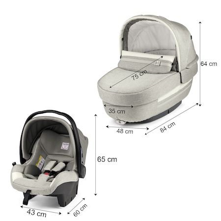 Детска количка 3 в 1 Peg Perego Book Plus 5  Titania Luxe Pure