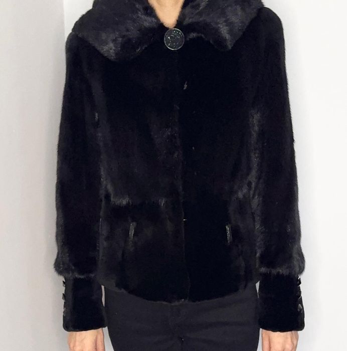 Норковая шуба автоледи, Черный бриллиант, Греция