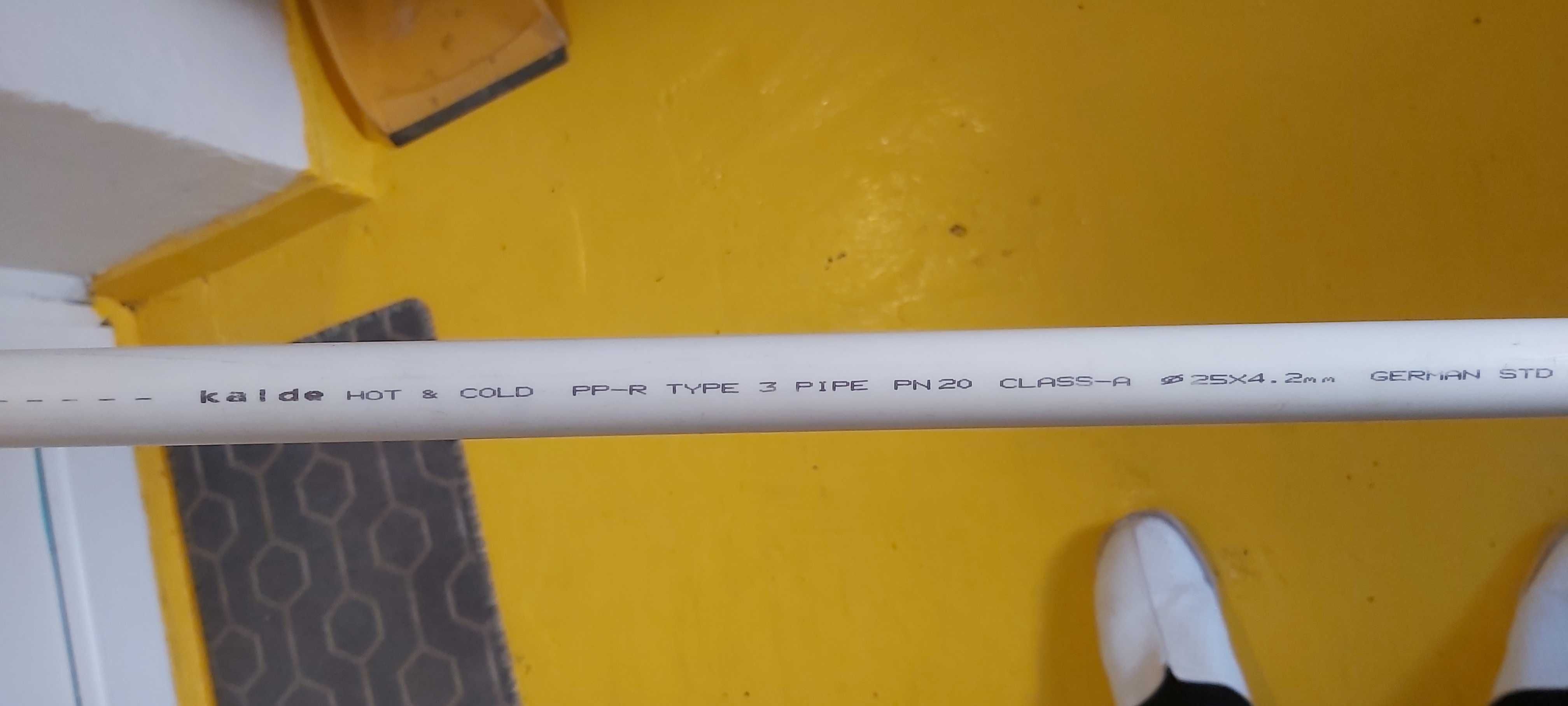 Vand teava alba PPR 20 firat 25X4.2mm pt apa potabila