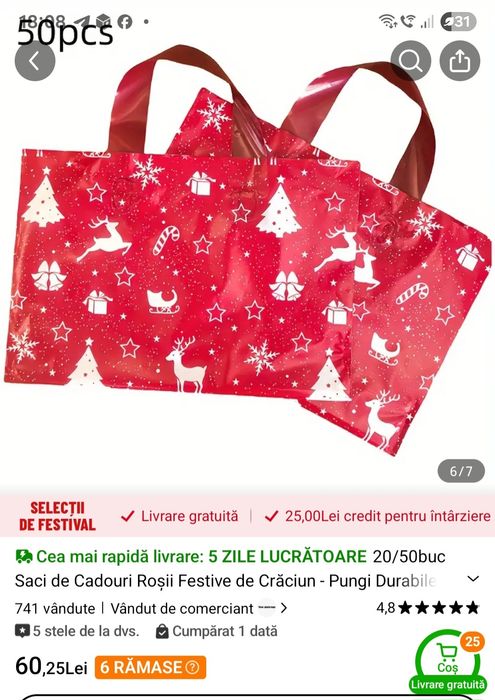 Pachete de  Crăciun