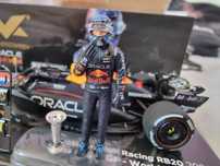 Red bull rb20 max verstappen f1 world champion Las Vegas gp minichamps