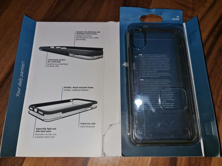 Husa hibrid antisoc originala Hama Cover Apple iPhone X iPhone Xs