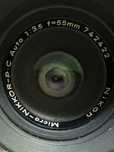 vand obiectiv foto Nikon Micro-Nikkor-P C Auto 1:3.5 f=55mm.
