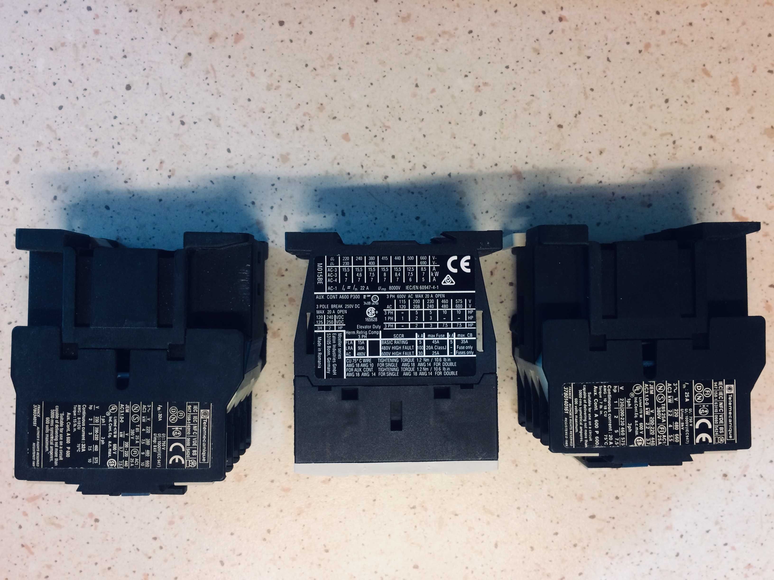 Contactori noi, DILM15-10, LC1D09-10, LC1D18-01, noi.