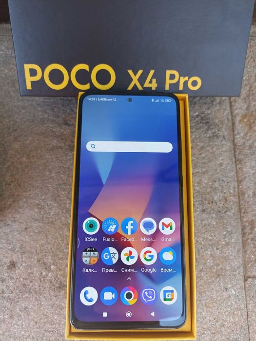 Xiaomi Poco X4 Pro 128GB, 6GB ram, 5G Промоция до 25,03,25г200 лв