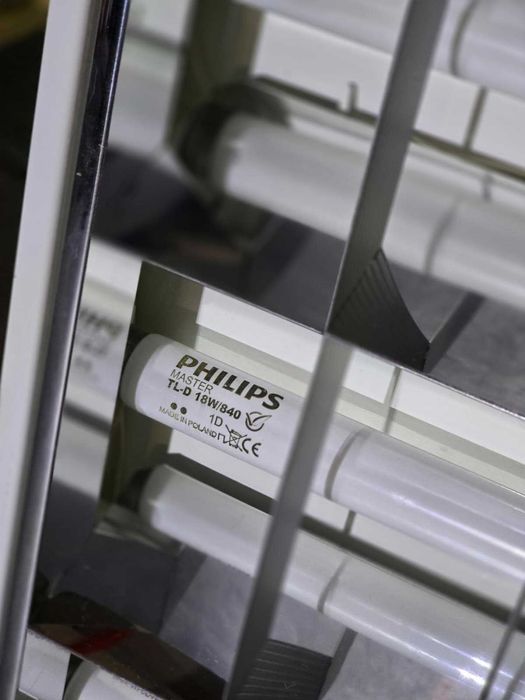 Lămpi tavan casetat cu tuburi Philips – 50 bucăți + 8 aplice CADOU!