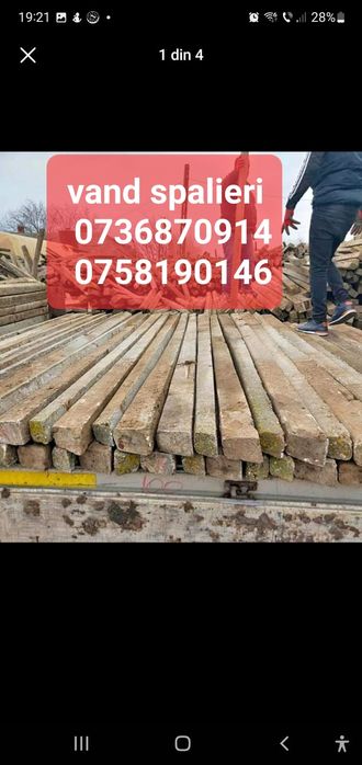 Vând spalieri de beton