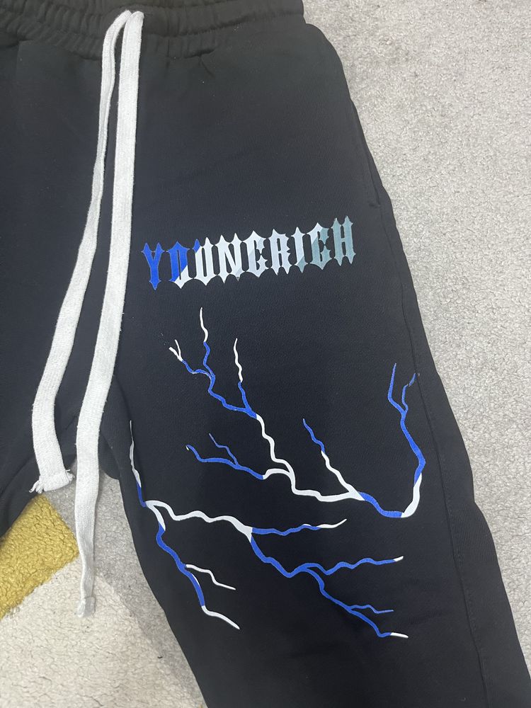 Pantaloni young rich white