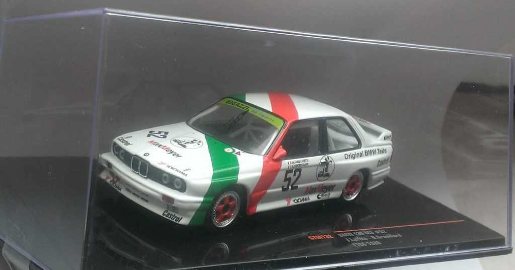 Macheta BMW M3 (E30 - ursulet) ETCC 1988 (BMW Italia) - IXO 1/43